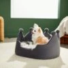 Frisco Faux Fur Crown Pillow Cat & Dog Bed -Blue Buffalo || ROYAL CANIN || Wellness Sales 270886 MAIN. AC SS1800 V1626881540