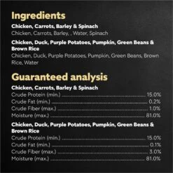 Cesar Simply Crafted Chicken, Duck, Purple Potatoes, Pumpkin, Green Beans & Brown Rice & Chicken, Carrots, Barley & Spinach Variety Pack Adult Wet Dog Food Meal Topper 16 Cesar Simply Crafted Chicken, Duck, Purple Potatoes, Pumpkin, Green Beans & Brown Rice & Chicken, Carrots, Barley & Spinach Variety Pack Adult Wet Dog Food Meal Topper -Blue Buffalo || ROYAL CANIN || Wellness Sales 271288 PT5. AC SS1800 V1695752273