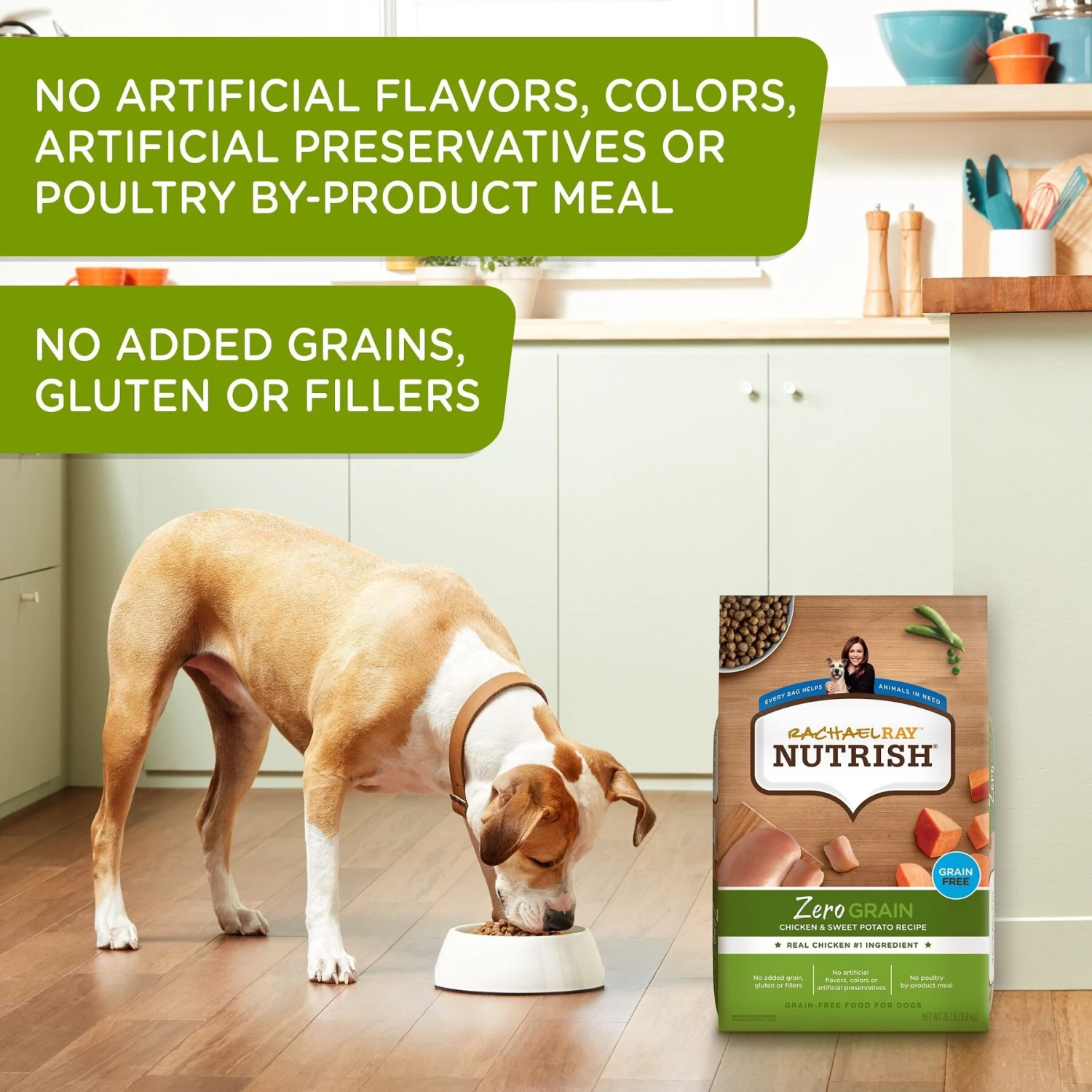 Rachael Ray Nutrish Zero Grain Natural Chicken & Sweet Potato Recipe Grain-Free Dry Dog Food 6 Rachael Ray Nutrish Zero Grain Natural Chicken & Sweet Potato Recipe Grain-Free Dry Dog Food - Image 4