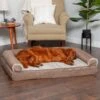 FurHaven Luxe Fur & Performance Linen Memory Top Sofa Cat & Dog Bed With Removable Cover 2 FurHaven Luxe Fur & Performance Linen Memory Top Sofa Cat & Dog Bed With Removable Cover -Blue Buffalo || ROYAL CANIN || Wellness Sales 271757 MAIN. AC SS1800 V1612486034