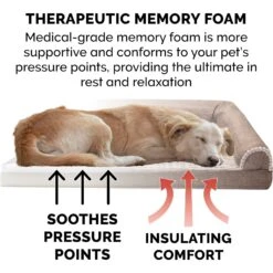 FurHaven Luxe Fur & Performance Linen Memory Top Sofa Cat & Dog Bed With Removable Cover -Blue Buffalo || ROYAL CANIN || Wellness Sales 271757 PT6. AC SS1800 V1612486982