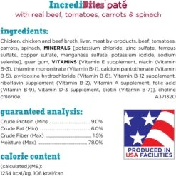 Purina Beneful IncrediBites Pate With Real Beef, Tomatoes, Carrots & Spinach Wet Dog Food, 3-oz Can, Case Of 24 -Blue Buffalo || ROYAL CANIN || Wellness Sales 276921 PT5. AC SS1800 V1699367688