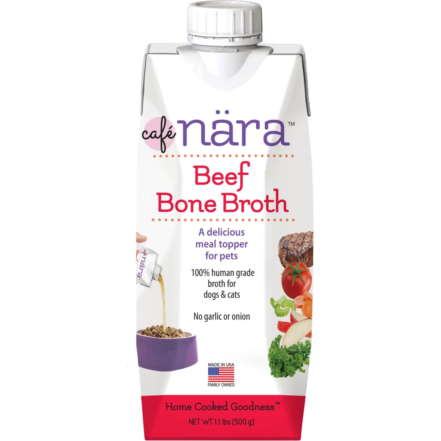 Cafe Nara Beef Broth Grain-Free Dog & Cat Wet Food Topper, 1.1-lb Bottle 3 Cafe Nara Beef Broth Grain-Free Dog & Cat Wet Food Topper, 1.1-lb Bottle