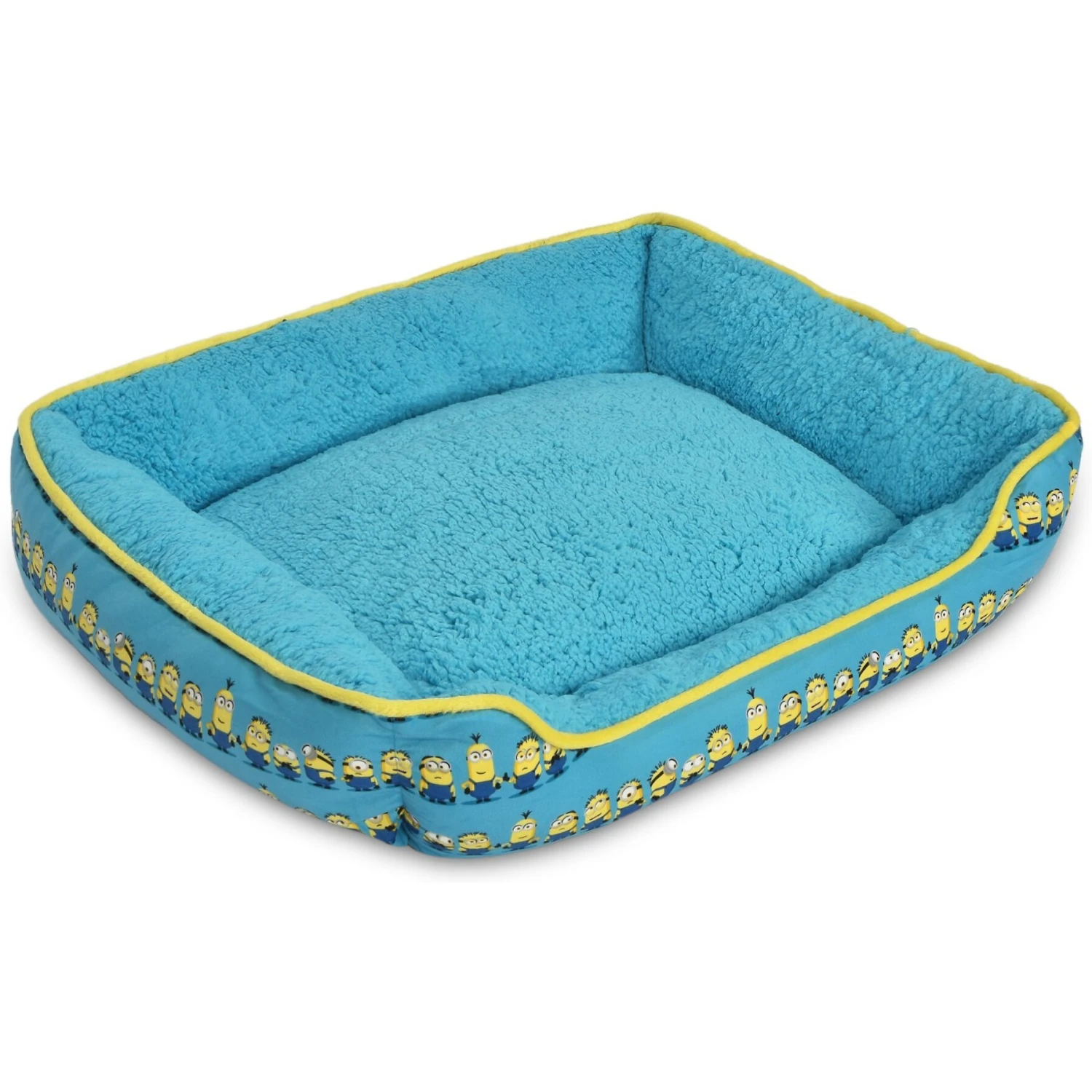 Fetch For Pets Minions Minions In A Row Cuddler Dog Bed, Blue 3 Fetch For Pets Minions Minions In A Row Cuddler Dog Bed, Blue
