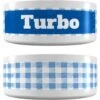 Frisco Personalized Gingham Plaid Small Dog & Cat Bowl -Blue Buffalo || ROYAL CANIN || Wellness Sales 278928 MAIN. AC SS1800 V1627996285