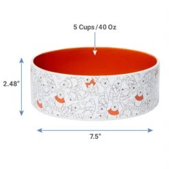 Disney Winnie The Pooh Orange No-Skid Ceramic Dog & Cat Bowl -Blue Buffalo || ROYAL CANIN || Wellness Sales 280626 PT1. AC SS1800 V1629120413