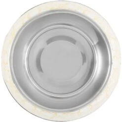 Disney Winnie The Pooh Non-Skid Stainless Steel With Melamine Stand Dog & Cat Bowl, Yellow -Blue Buffalo || ROYAL CANIN || Wellness Sales 280632 PT4. AC SS1800 V1628535455