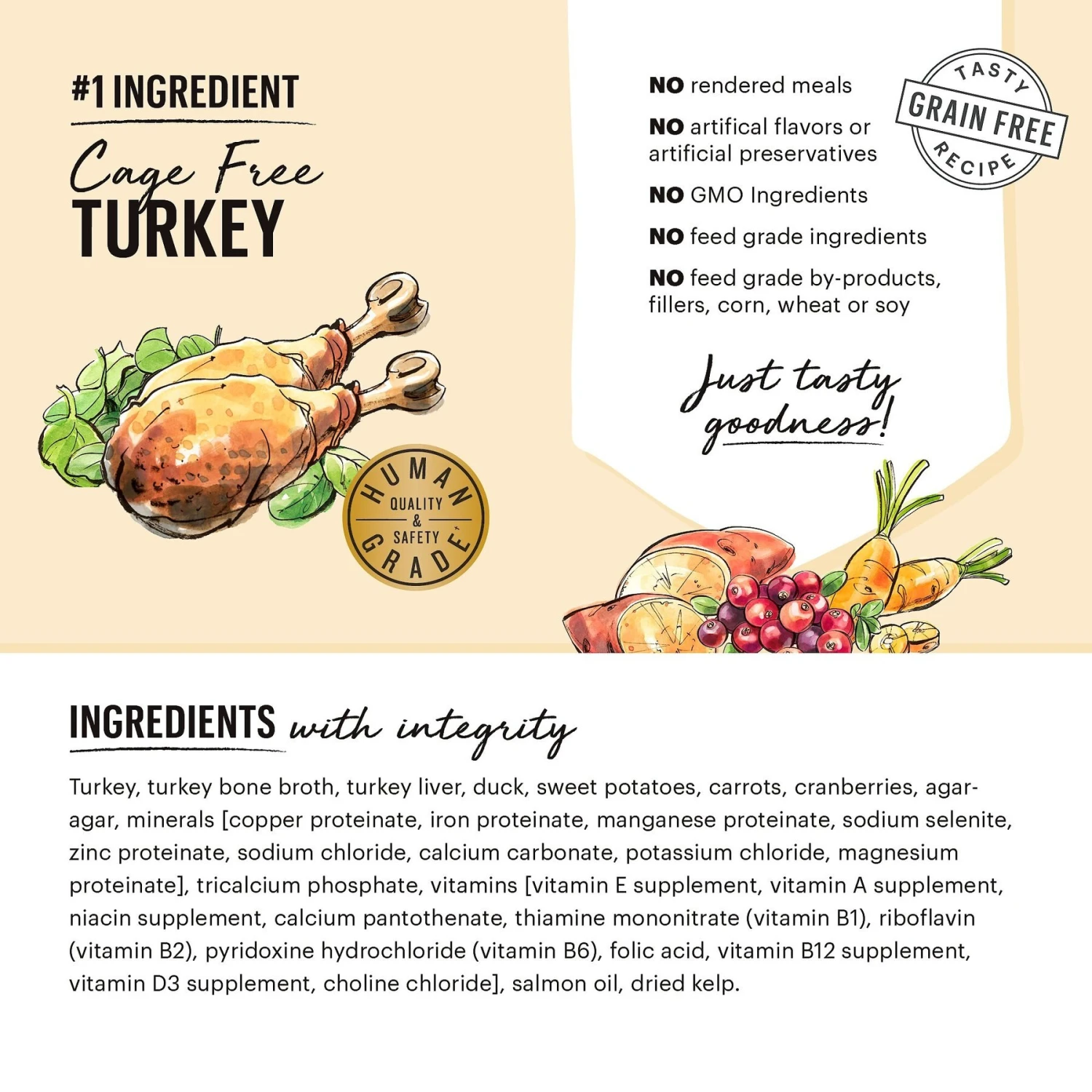 'The Honest Kitchen Butcher Block Pate Turkey, Duck & Root Veggies Wet Dog Food, 10.5-oz Bag, Case Of 6 5 'The Honest Kitchen Butcher Block Pate Turkey, Duck & Root Veggies Wet Dog Food, 10.5-oz Bag, Case Of 6 - Image 3