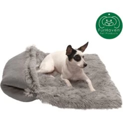 FurHaven Self-Warming Convertible Cuddle Mat Bolster Cat & Dog Bed -Blue Buffalo || ROYAL CANIN || Wellness Sales 285729 PT2. AC SS1800 V1617235913