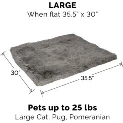 FurHaven Self-Warming Convertible Cuddle Mat Bolster Cat & Dog Bed -Blue Buffalo || ROYAL CANIN || Wellness Sales 285729 PT3. AC SS1800 V1617232342