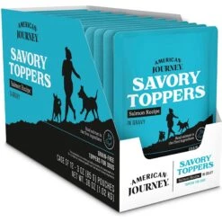 American Journey Savory Toppers Salmon Recipe In Gravy Grain-Free Dog Food Topper, 3-oz Pouches, Case Of 24 -Blue Buffalo || ROYAL CANIN || Wellness Sales 286957 PT2. AC SS1800 V1628536035