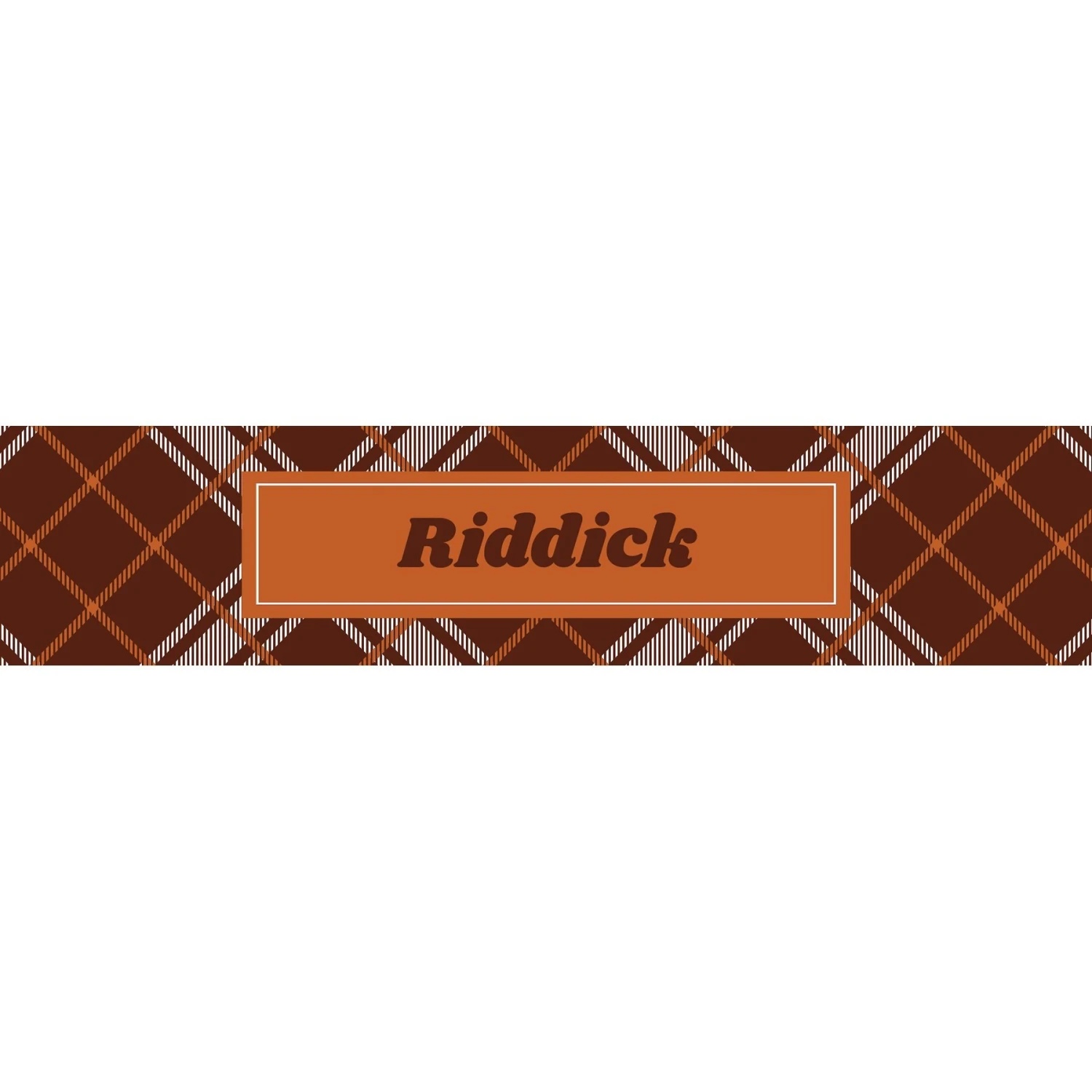 Frisco Personalized Plaid Ceramic Dog Bowl 5 Frisco Personalized Plaid Ceramic Dog Bowl - Image 3