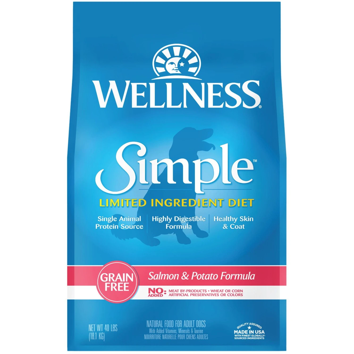 Wellness Simple Limited Ingredient Diet Grain-Free Salmon & Potato Formula Natural Dry Dog Food 3 Wellness Simple Limited Ingredient Diet Grain-Free Salmon & Potato Formula Natural Dry Dog Food