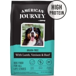 American Journey Grain-Free With Lamb, Venison & Beef Dry Dog Food, 24-lb Bag