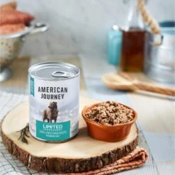 American Journey Limited Ingredient Salmon & Sweet Potato Recipe Grain-Free Dry Dog Food & American Journey Limited Ingredient Diet Lamb & Sweet Potato Recipe Grain-Free Canned Dog Food -Blue Buffalo || ROYAL CANIN || Wellness Sales 292610 PT5. AC SS1800 V1620010338