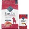 Blue Buffalo Basics Skin & Stomach Care Salmon & Potato Recipe Adult Dry Dog Food & Blue Buffalo Basics Skin & Stomach Care Biscuits Salmon & Potato Dog Treats -Blue Buffalo || ROYAL CANIN || Wellness Sales 292682 MAIN. AC SS1800 V1647269795