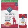 Blue Buffalo Basics Skin & Stomach Care Grain-Free Formula Salmon & Potato Recipe Adult Dry Dog Food & Blue Buffalo Basics Skin & Stomach Care Biscuits Salmon & Potato Dog Treats -Blue Buffalo || ROYAL CANIN || Wellness Sales 292684 MAIN. AC SS1800 V1647269793