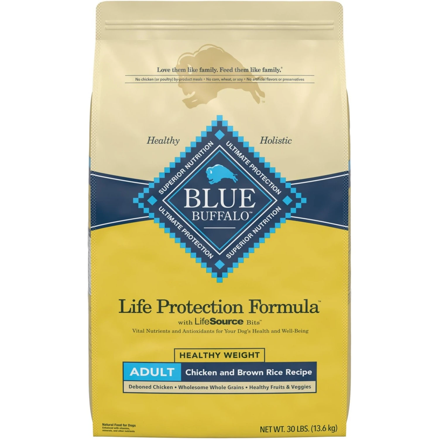 Blue Buffalo Life Protection Formula Healthy Weight Adult Chicken & Brown Rice Recipe Dry Dog Food & Blue Buffalo Health Bars Baked With Bacon, Egg & Cheese Dog Treats 4 Blue Buffalo Life Protection Formula Healthy Weight Adult Chicken & Brown Rice Recipe Dry Dog Food & Blue Buffalo Health Bars Baked With Bacon, Egg & Cheese Dog Treats - Image 2