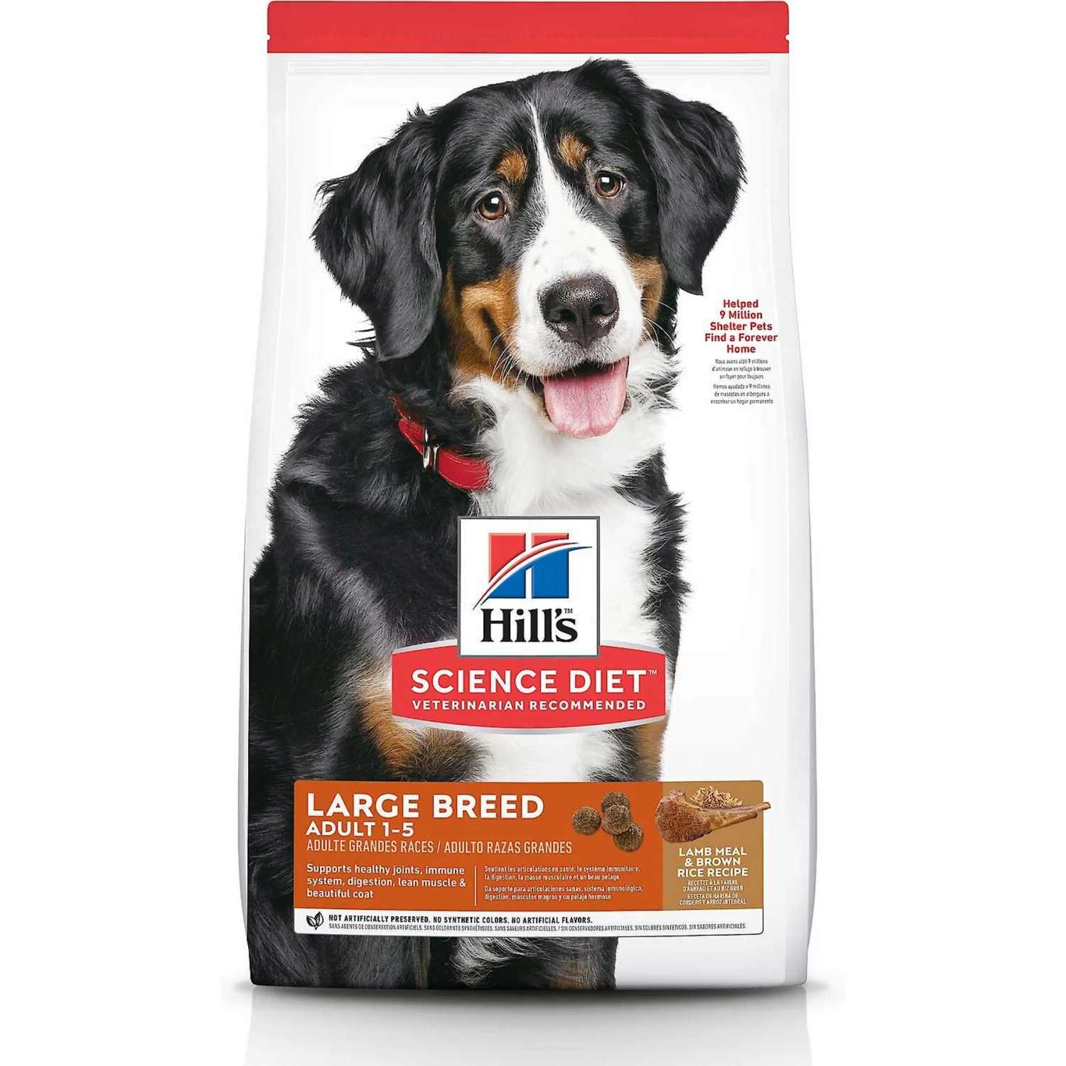 Hill's Science Diet Adult Large Breed Lamb Meal & Brown Rice Dry Dog Food & Hill's Natural Soft Savories With Peanut Butter & Banana Dog Treats 4 Hill's Science Diet Adult Large Breed Lamb Meal & Brown Rice Dry Dog Food & Hill's Natural Soft Savories With Peanut Butter & Banana Dog Treats - Image 2