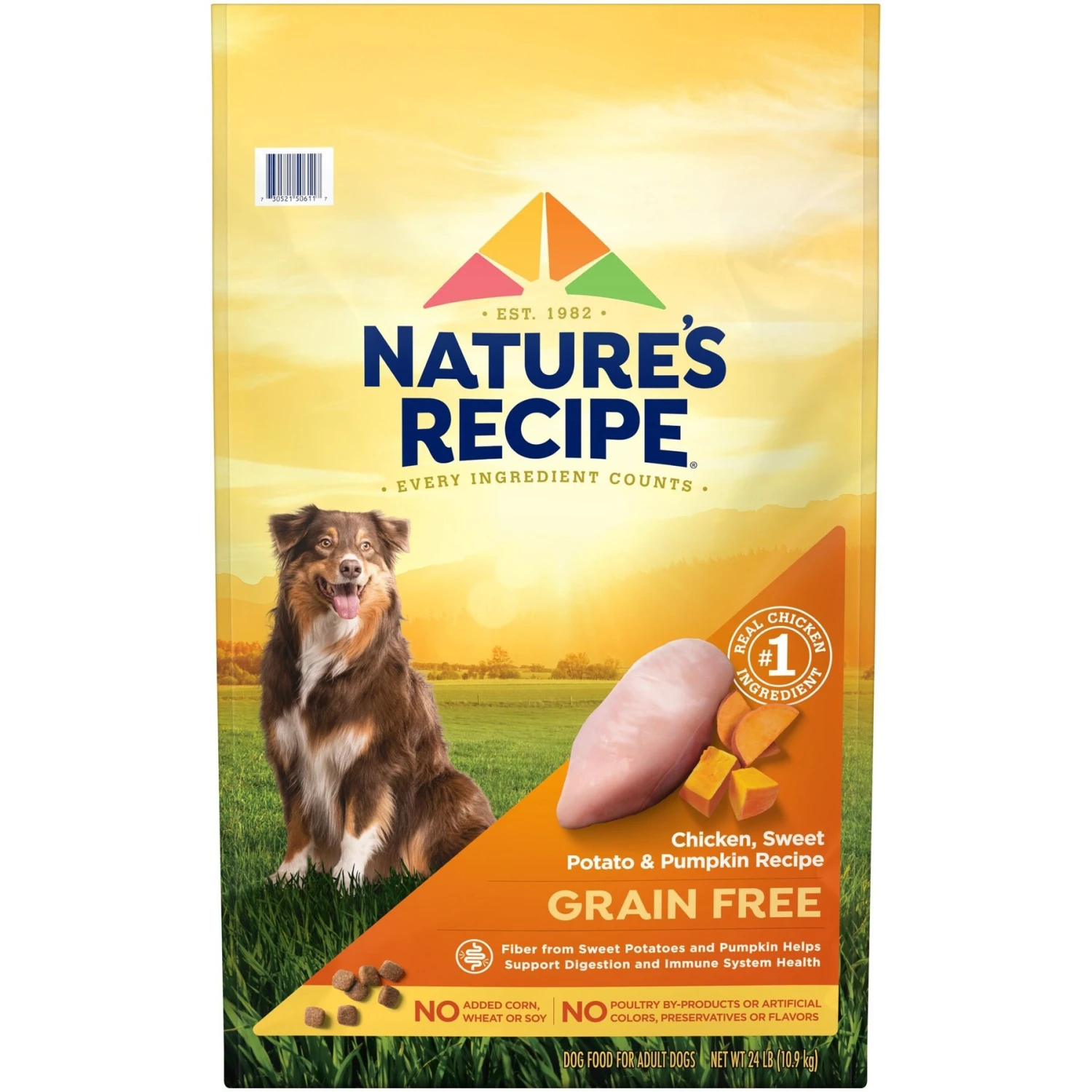 Nature's Recipe Grain-Free Chicken, Sweet Potato & Pumpkin Recipe Dry Dog Food & Nature's Recipe Grain-Free Chicken Recipe In Broth Wet Dog Food 8 Nature's Recipe Grain-Free Chicken, Sweet Potato & Pumpkin Recipe Dry Dog Food & Nature's Recipe Grain-Free Chicken Recipe In Broth Wet Dog Food - Image 6