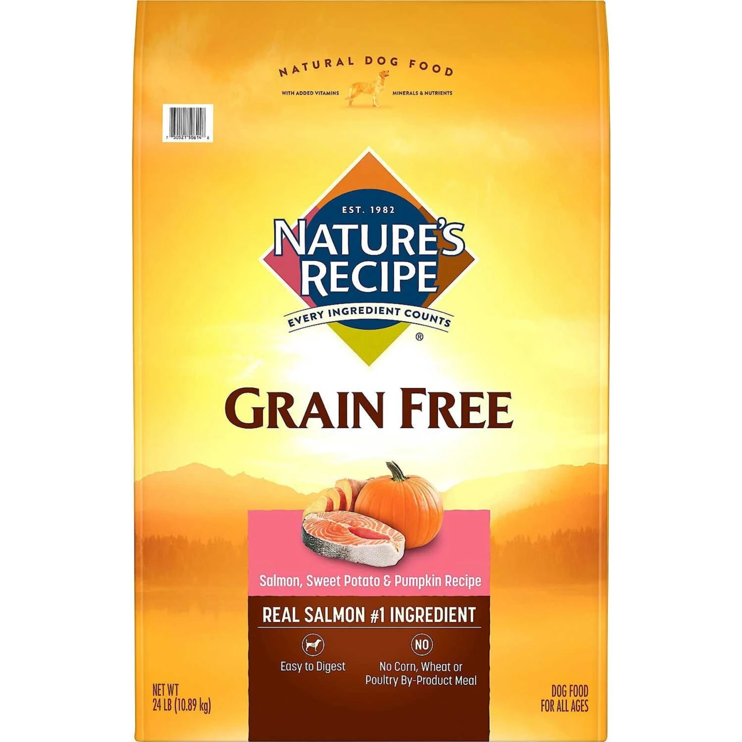 Nature's Recipe Grain-Free Salmon, Sweet Potato & Pumpkin Recipe Dry Dog Food & SmartBones SmartSticks Peanut Butter Dog Treats 4 Nature's Recipe Grain-Free Salmon, Sweet Potato & Pumpkin Recipe Dry Dog Food & SmartBones SmartSticks Peanut Butter Dog Treats - Image 2