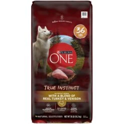 Purina ONE True Instinct Natural High Protein With Real Turkey & Venison Dry Dog Food & Milk-Bone Original Large Biscuit Dog Treats 16 Purina ONE True Instinct Natural High Protein With Real Turkey & Venison Dry Dog Food & Milk-Bone Original Large Biscuit Dog Treats -Blue Buffalo || ROYAL CANIN || Wellness Sales 293560 PT5. AC SS1800 V1661824438