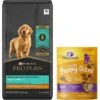Purina Pro Plan Puppy Shredded Blend Chicken & Rice Formula With Probiotics Dry Dog Food & Wellness Soft Puppy Bites Lamb & Salmon Recipe Grain-Free Natural Dog Treats -Blue Buffalo || ROYAL CANIN || Wellness Sales 293678 MAIN. AC SS1800 V1620089533