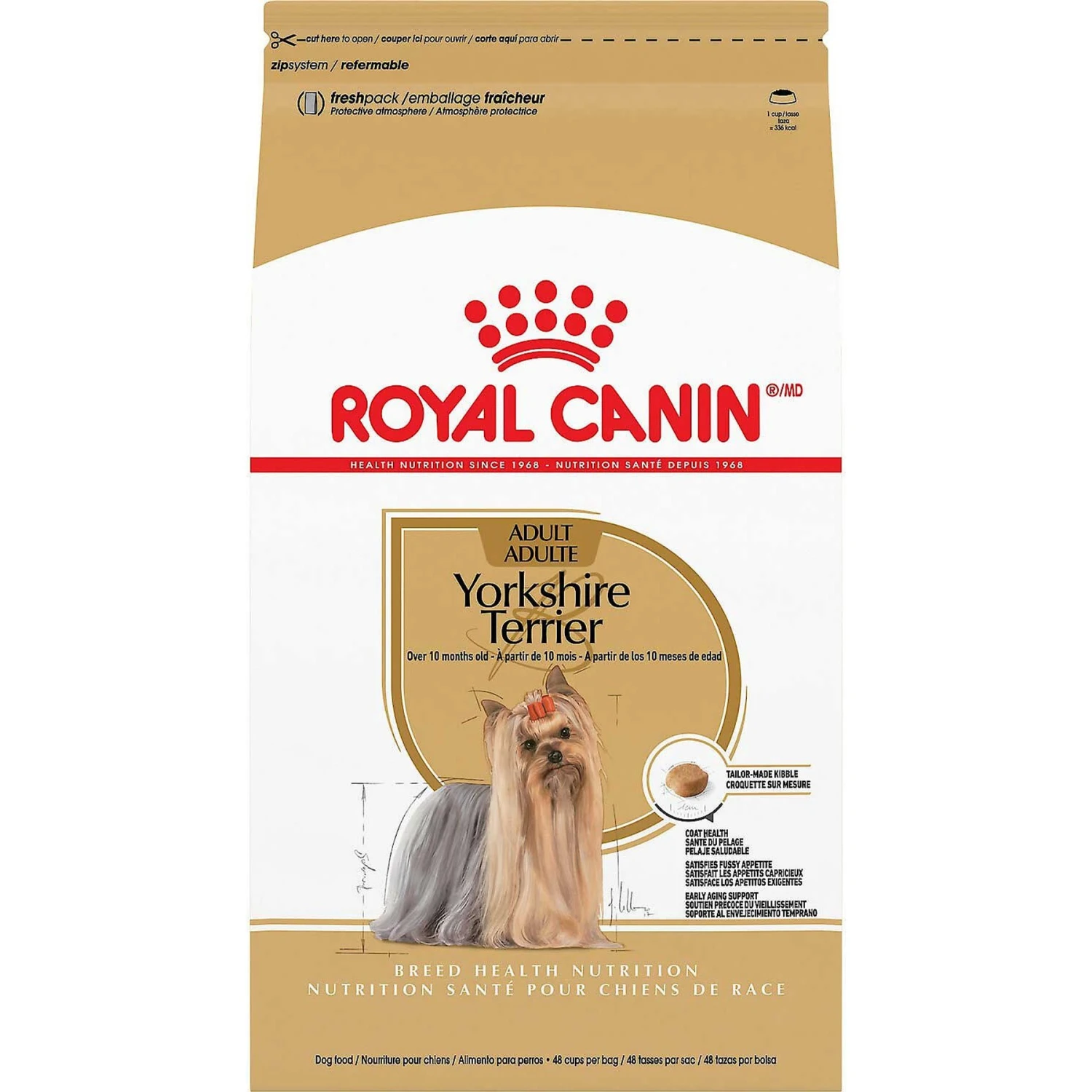 Royal Canin Breed Health Nutrition Yorkshire Terrier Adult Dry Dog Food & Greenies Teenie Dental Dog Treats 4 Royal Canin Breed Health Nutrition Yorkshire Terrier Adult Dry Dog Food & Greenies Teenie Dental Dog Treats - Image 2