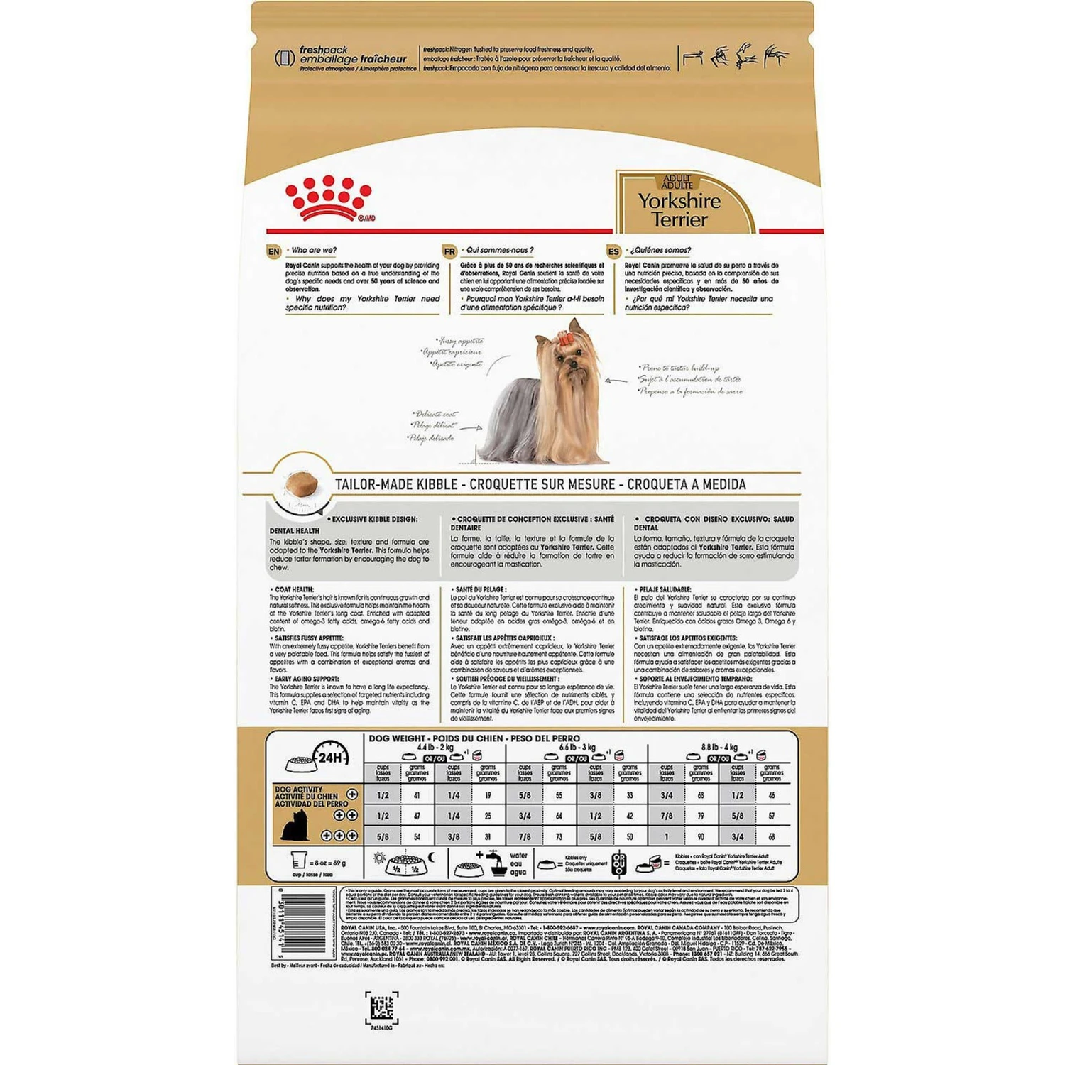 Royal Canin Breed Health Nutrition Yorkshire Terrier Adult Dry Dog Food & Greenies Teenie Dental Dog Treats 5 Royal Canin Breed Health Nutrition Yorkshire Terrier Adult Dry Dog Food & Greenies Teenie Dental Dog Treats - Image 3