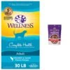 Wellness Complete Health Adult Whitefish & Sweet Potato Recipe Dry Dog Food & Wellness CORE Bowl Boosters Heart Health Dry Dog Food Topper, 4-oz Bag -Blue Buffalo || ROYAL CANIN || Wellness Sales 294000 MAIN. AC SS1800 V1703195521