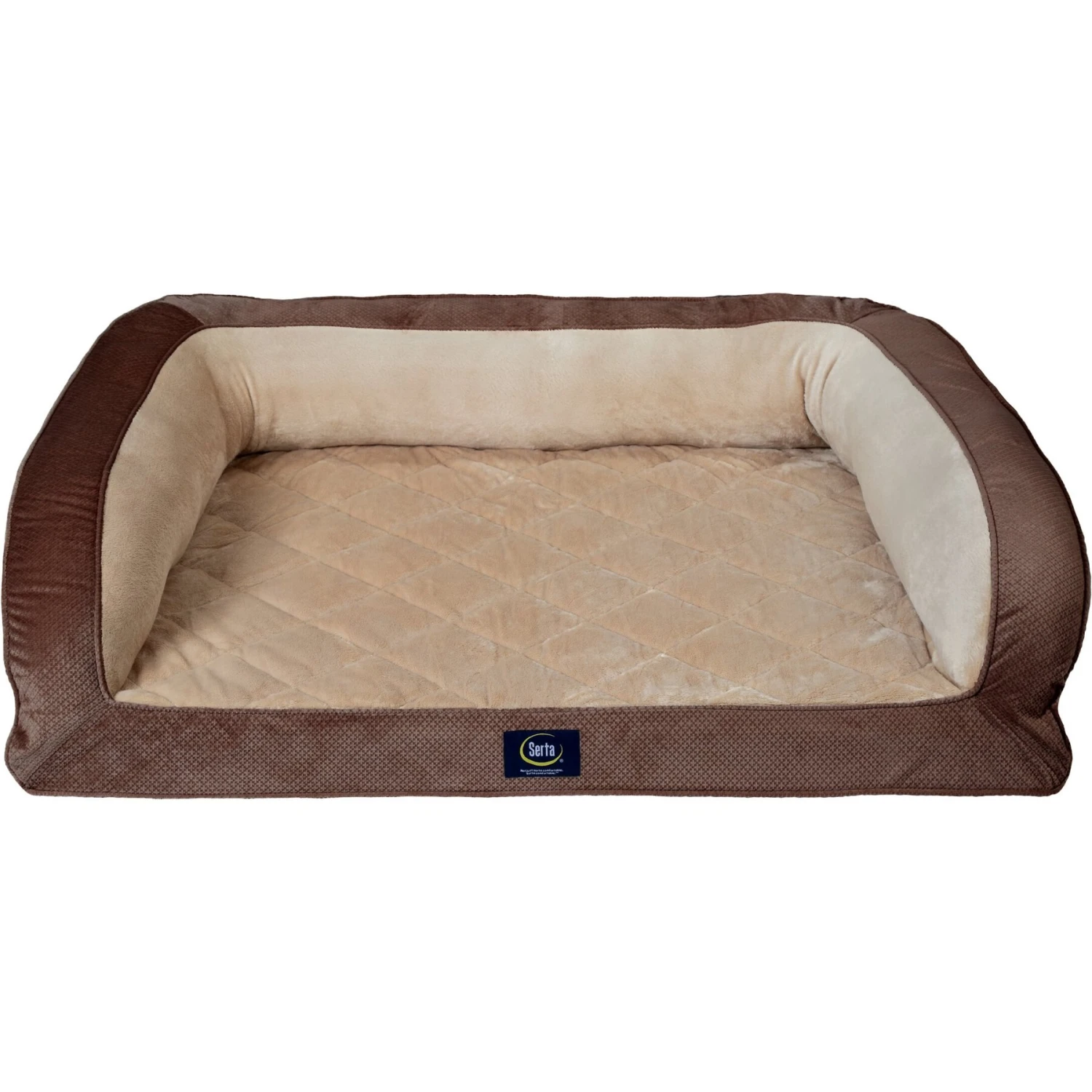 Serta Quilted Couch Cat & Dog Bed, X-Large 4 Serta Quilted Couch Cat & Dog Bed, X-Large - Image 2