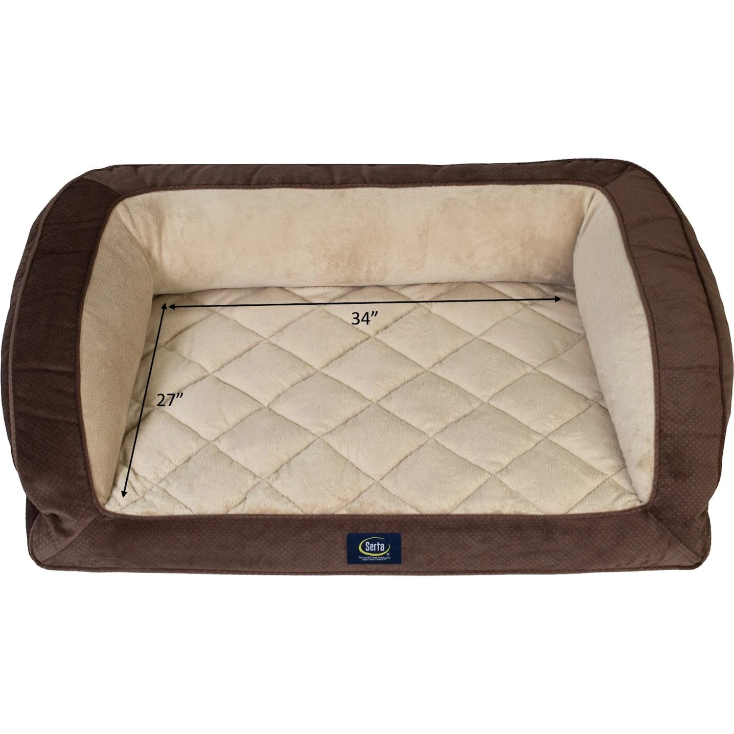 Serta Quilted Couch Cat & Dog Bed, X-Large 7 Serta Quilted Couch Cat & Dog Bed, X-Large - Image 5