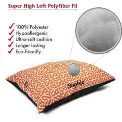 Majestic Pet Aruba Personalized Pillow Cat & Dog Bed -Blue Buffalo || ROYAL CANIN || Wellness Sales 294126 PT3. AC SS1800 V1624488486