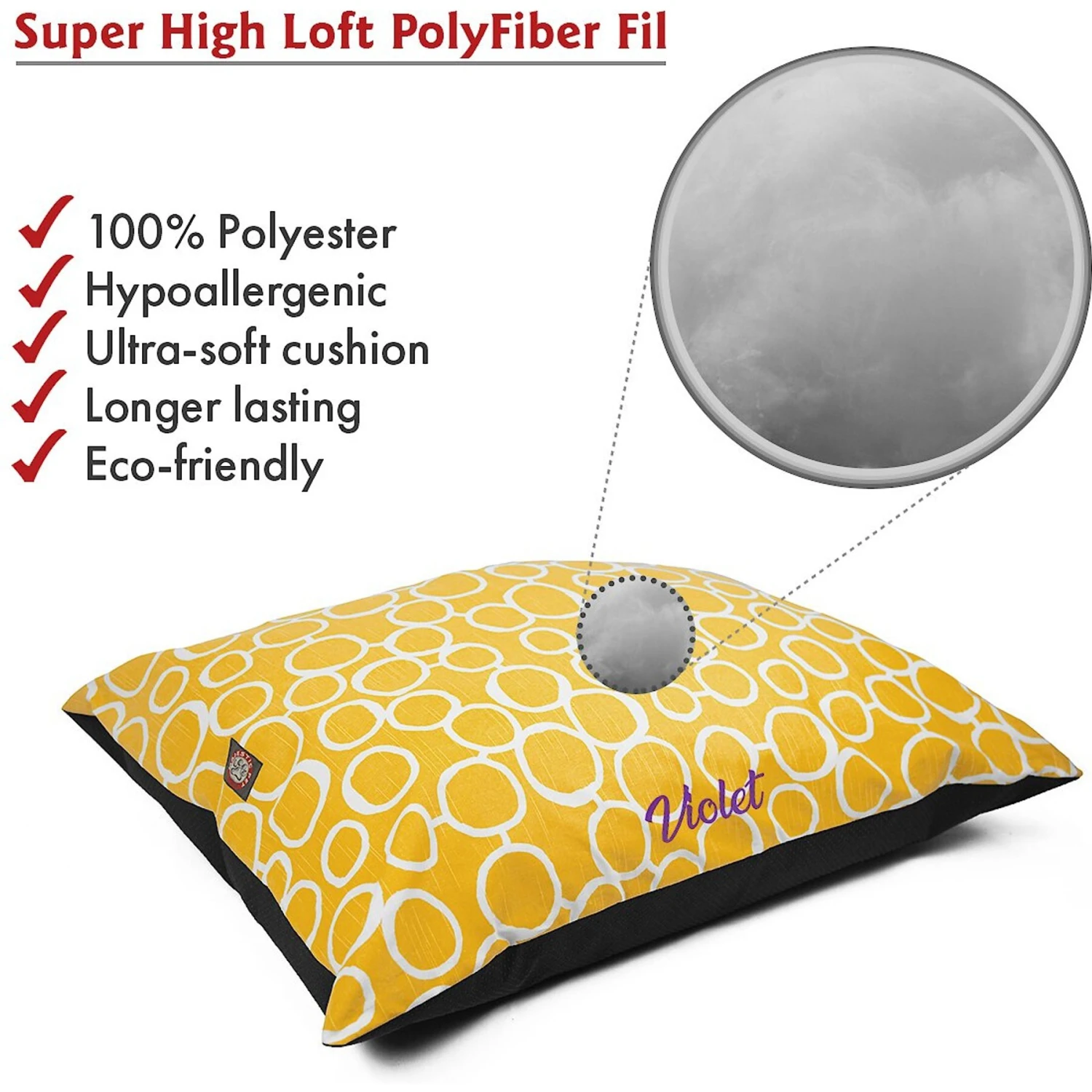 Majestic Pet Fusion Personalized Pillow Cat & Dog Bed 6 Majestic Pet Fusion Personalized Pillow Cat & Dog Bed - Image 4