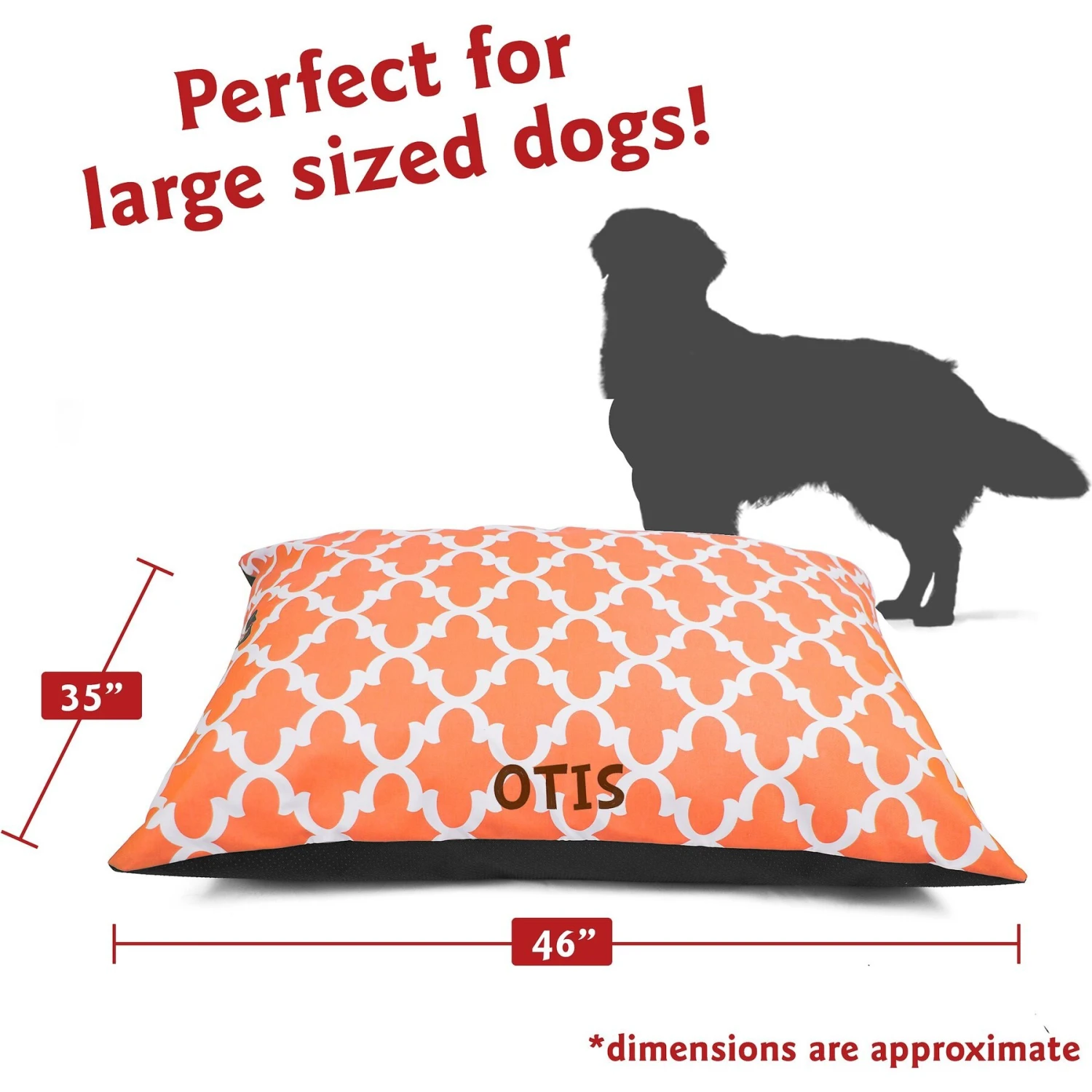 Majestic Pet Trellis Personalized Pillow Cat & Dog Bed 5 Majestic Pet Trellis Personalized Pillow Cat & Dog Bed - Image 3