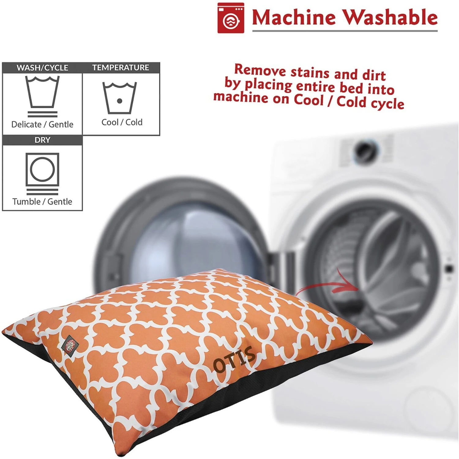 Majestic Pet Trellis Personalized Pillow Cat & Dog Bed 7 Majestic Pet Trellis Personalized Pillow Cat & Dog Bed - Image 5