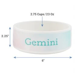 Frisco Watercolors Ceramic Personalized Dog Bowl -Blue Buffalo || ROYAL CANIN || Wellness Sales 296664 PT1. AC SS1800 V1642024496