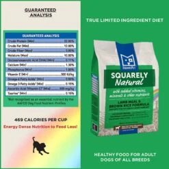 SquarePet Squarely Natural Lamb Meal & Brown Rice Formula Dry Dog Food -Blue Buffalo || ROYAL CANIN || Wellness Sales 297015 PT4. AC SS1800 V1620879460