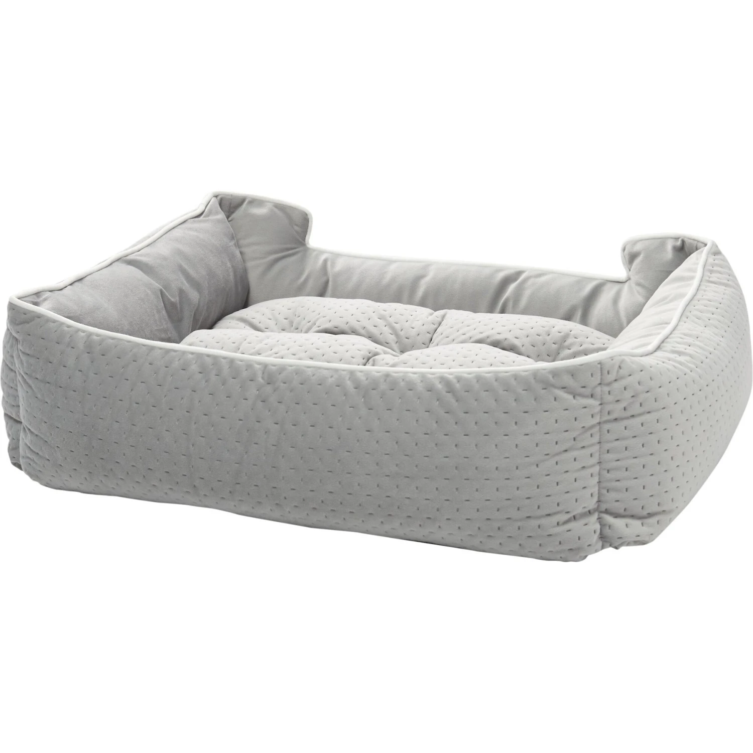 Mina Victory Quilted Bolster Dog Bed 4 Mina Victory Quilted Bolster Dog Bed - Image 2
