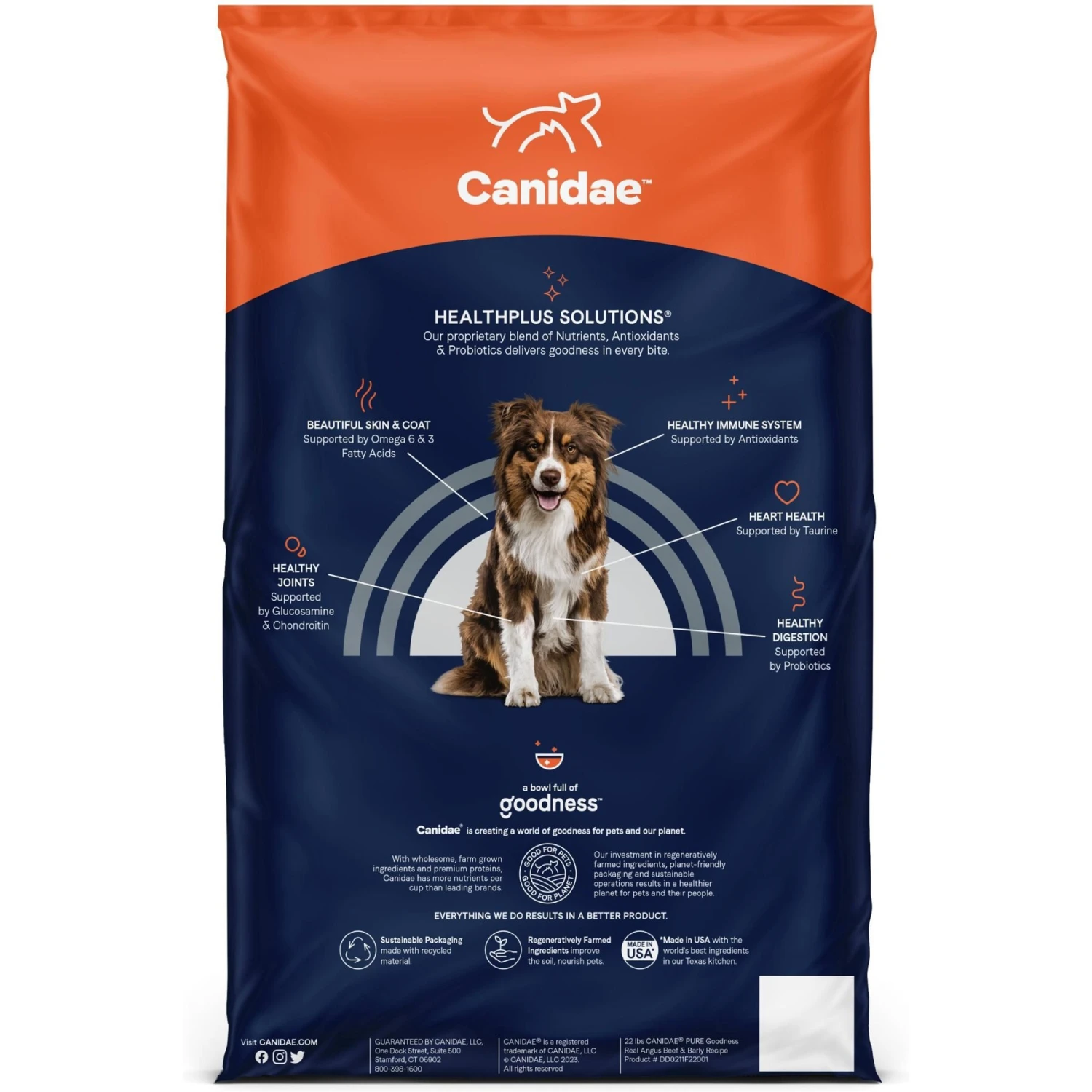 CANIDAE PURE With Wholesome Grains Real Beef & Barley Recipe Adult Dry Dog Food 6 CANIDAE PURE With Wholesome Grains Real Beef & Barley Recipe Adult Dry Dog Food - Image 4