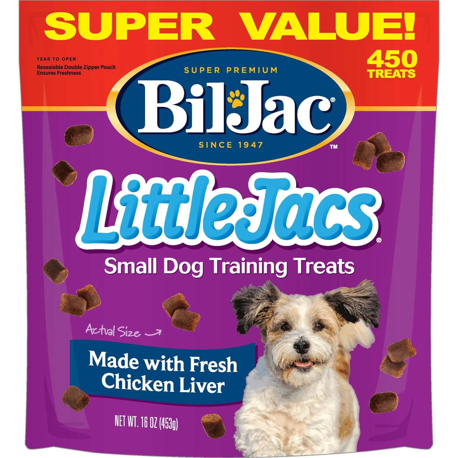 Bil-Jac Picky No More Small Breed Chicken Liver Recipe Dry Dog Food & Bil-Jac Little-Jacs Small Dog Chicken Liver Training Dog Treats 4 Bil-Jac Picky No More Small Breed Chicken Liver Recipe Dry Dog Food & Bil-Jac Little-Jacs Small Dog Chicken Liver Training Dog Treats - Image 2
