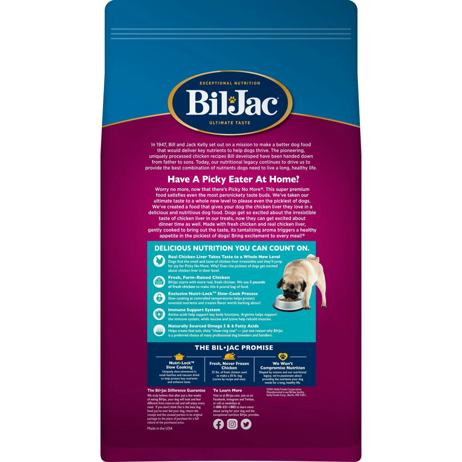 Bil-Jac Picky No More Small Breed Chicken Liver Recipe Dry Dog Food & Bil-Jac Little-Jacs Small Dog Chicken Liver Training Dog Treats 9 Bil-Jac Picky No More Small Breed Chicken Liver Recipe Dry Dog Food & Bil-Jac Little-Jacs Small Dog Chicken Liver Training Dog Treats - Image 7
