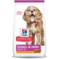 Hill's Science Diet Adult 11+ Small & Mini Chicken Meal, Barley & Brown Rice Recipe Dry Dog Food & Hill's Natural Soft Savories With Peanut Butter & Banana Dog Treats -Blue Buffalo || ROYAL CANIN || Wellness Sales 298082 PT5. AC SS1800 V1692826258