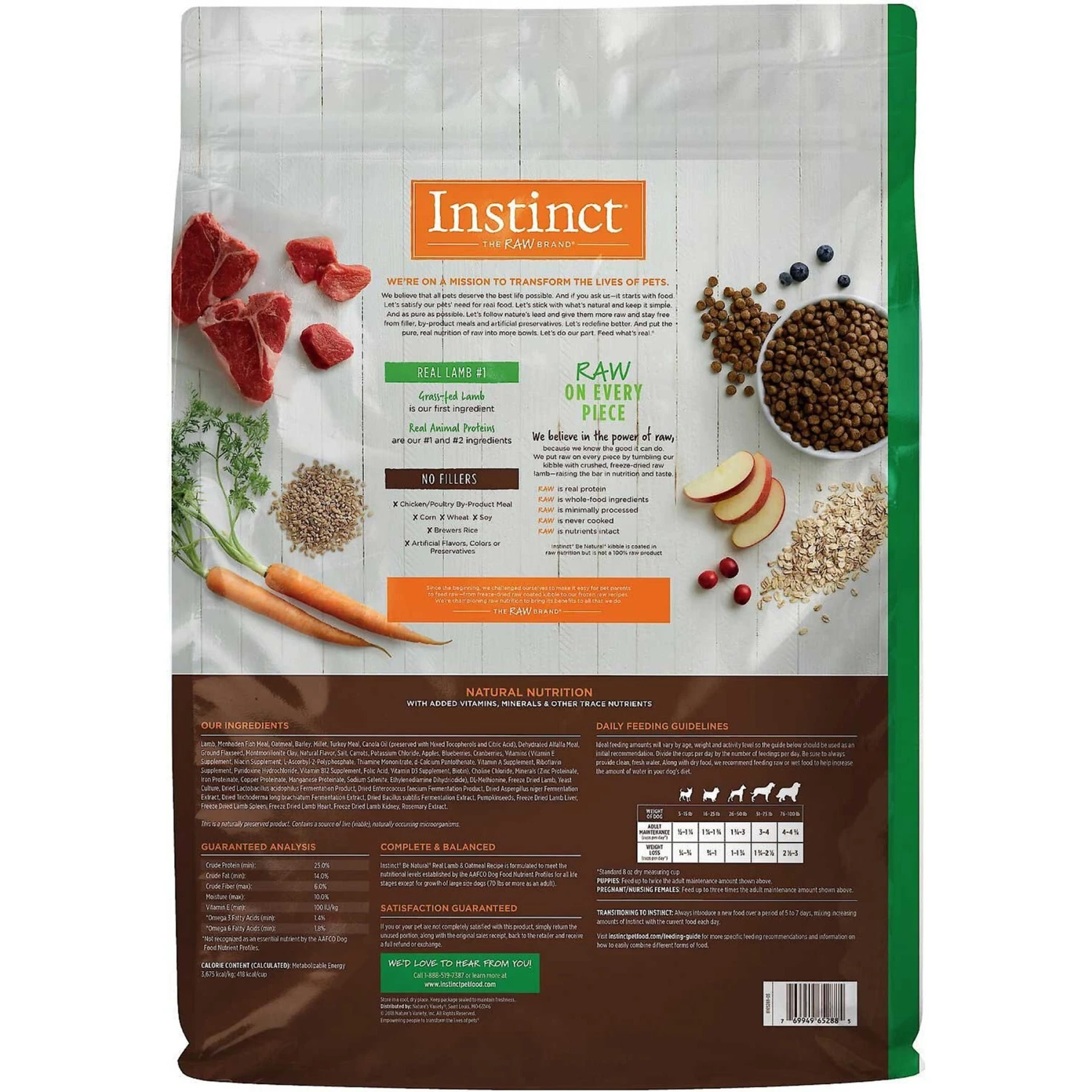 Instinct Be Natural Real Lamb & Oatmeal Recipe Freeze-Dried Raw Coated Dry Dog Food & Instinct Raw Boost Puppy Whole Grain Real Chicken & Brown Rice Recipe Freeze-Dried Raw Coated Dry Dog Food 5 Instinct Be Natural Real Lamb & Oatmeal Recipe Freeze-Dried Raw Coated Dry Dog Food & Instinct Raw Boost Puppy Whole Grain Real Chicken & Brown Rice Recipe Freeze-Dried Raw Coated Dry Dog Food - Image 3