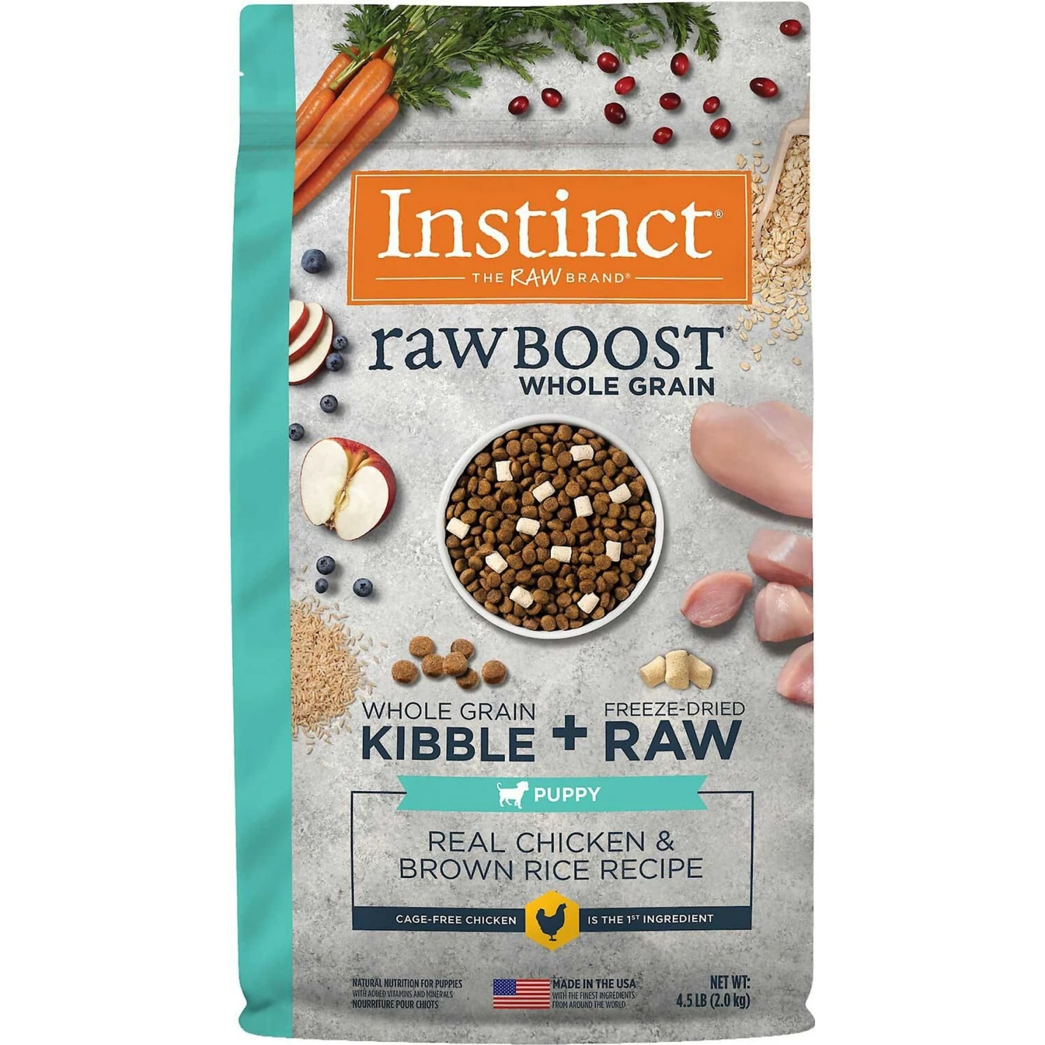 Instinct Be Natural Real Lamb & Oatmeal Recipe Freeze-Dried Raw Coated Dry Dog Food & Instinct Raw Boost Puppy Whole Grain Real Chicken & Brown Rice Recipe Freeze-Dried Raw Coated Dry Dog Food 7 Instinct Be Natural Real Lamb & Oatmeal Recipe Freeze-Dried Raw Coated Dry Dog Food & Instinct Raw Boost Puppy Whole Grain Real Chicken & Brown Rice Recipe Freeze-Dried Raw Coated Dry Dog Food - Image 5