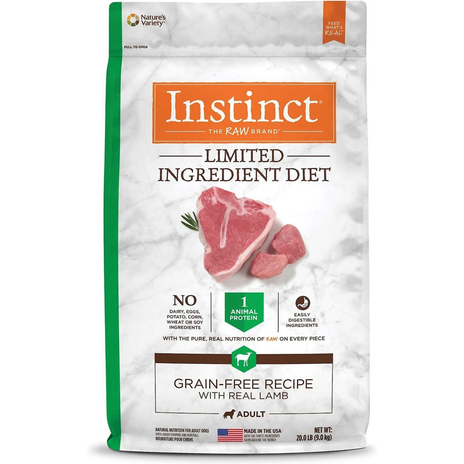 Instinct Limited Ingredient Diet Grain-Free Recipe With Real Lamb Freeze-Dried Raw Coated Dry Dog Food & Instinct Limited Ingredient Diet Grain-Free Real Lamb Recipe Wet Canned Dog Food 4 Instinct Limited Ingredient Diet Grain-Free Recipe With Real Lamb Freeze-Dried Raw Coated Dry Dog Food & Instinct Limited Ingredient Diet Grain-Free Real Lamb Recipe Wet Canned Dog Food - Image 2