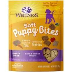 Wellness Complete Health Just For Puppy Canned Dog Food & Wellness Soft Puppy Bites Lamb & Salmon Recipe Grain-Free Natural Dog Treats -Blue Buffalo || ROYAL CANIN || Wellness Sales 298658 PT5. AC SS1800 V1691425676