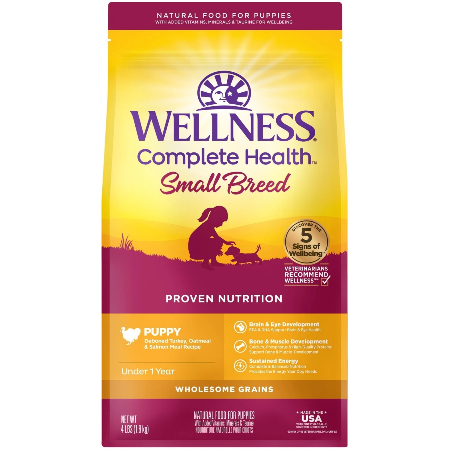 Wellness Small Breed Complete Health Puppy Turkey, Oatmeal & Salmon Meal Recipe Dry Dog Food & Wellness Complete Health Just For Puppy Canned Dog Food 8 Wellness Small Breed Complete Health Puppy Turkey, Oatmeal & Salmon Meal Recipe Dry Dog Food & Wellness Complete Health Just For Puppy Canned Dog Food - Image 6