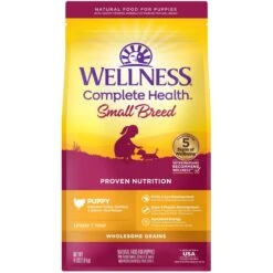 Wellness Small Breed Complete Health Puppy Turkey, Oatmeal & Salmon Meal Recipe Dry Dog Food & Wellness Soft Puppy Bites Lamb & Salmon Recipe Grain-Free Natural Dog Treats 15 Wellness Small Breed Complete Health Puppy Turkey, Oatmeal & Salmon Meal Recipe Dry Dog Food & Wellness Soft Puppy Bites Lamb & Salmon Recipe Grain-Free Natural Dog Treats -Blue Buffalo || ROYAL CANIN || Wellness Sales 298750 PT5. AC SS1800 V1621985561