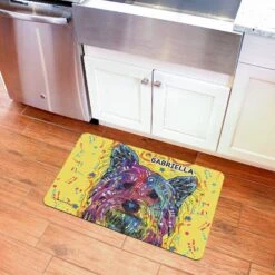 Bungalow Flooring By Dean Russo Yorkie Personalized Floor Mat -Blue Buffalo || ROYAL CANIN || Wellness Sales 299154 PT2. AC SS1800 V1621377283
